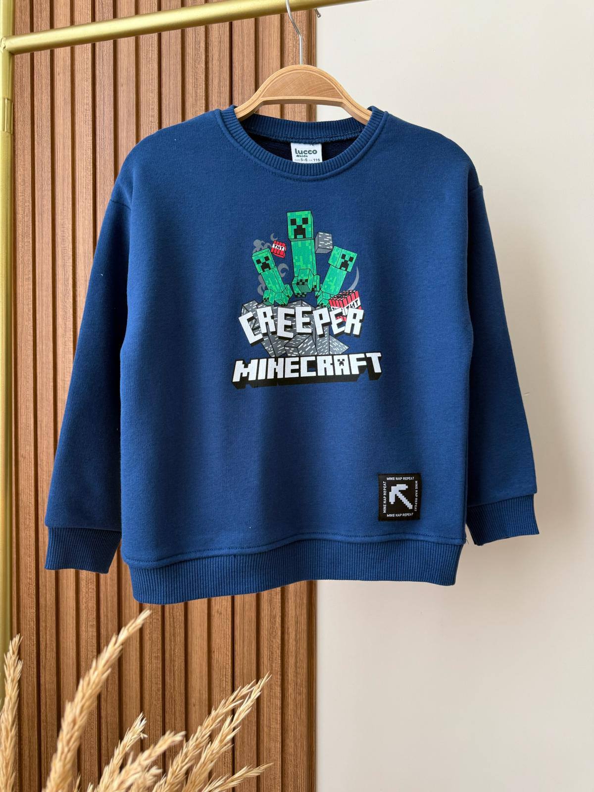 Minecraft Creeper Sweater - 5-14Y