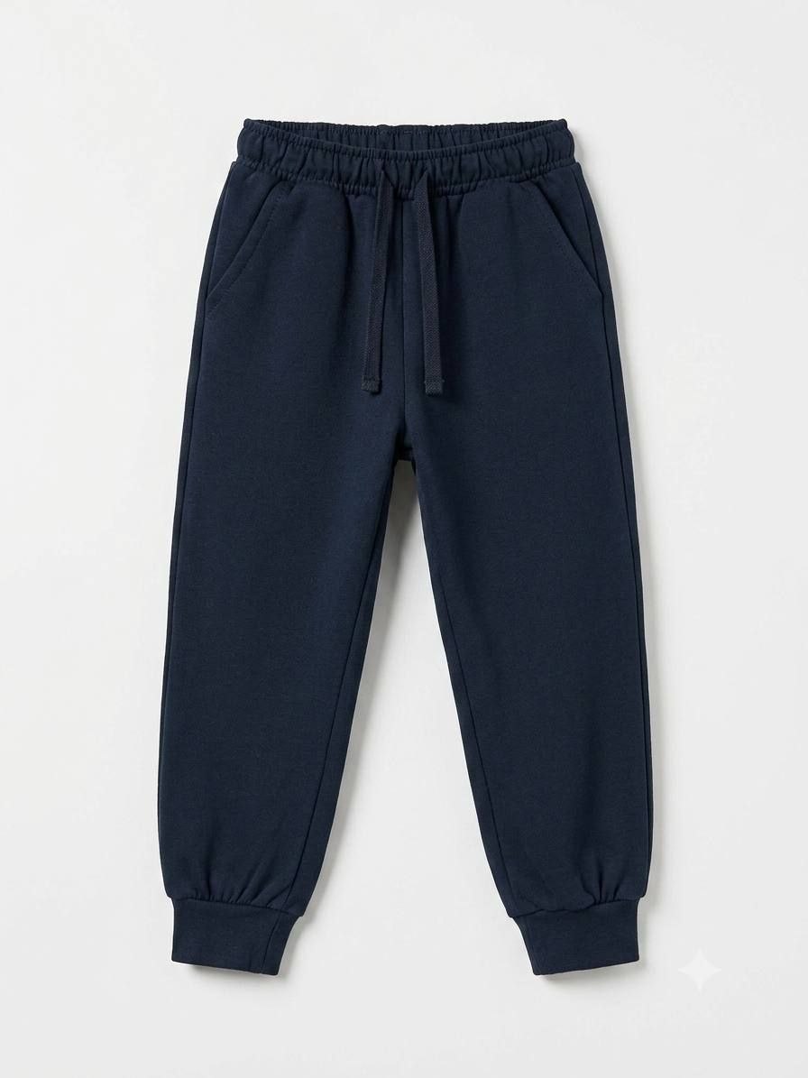 Cotton Joggers - Navy - 2-7Y