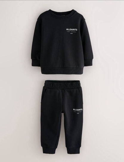 All Saints Pants & Sweater Set - Black/Grey - 2-10Y