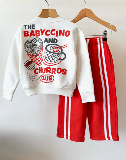 The Babyccino Pants & Sweater Set - 2-8Y