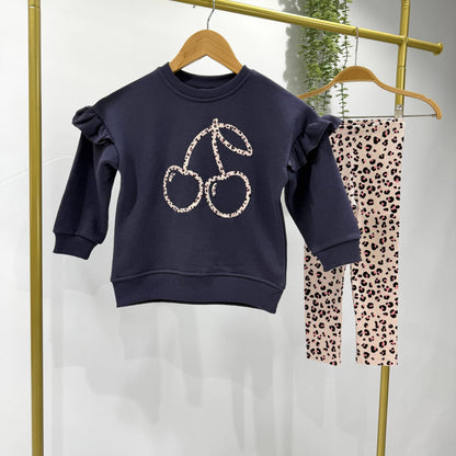 CHERRY Legging & Sweater Set - 2-8Y