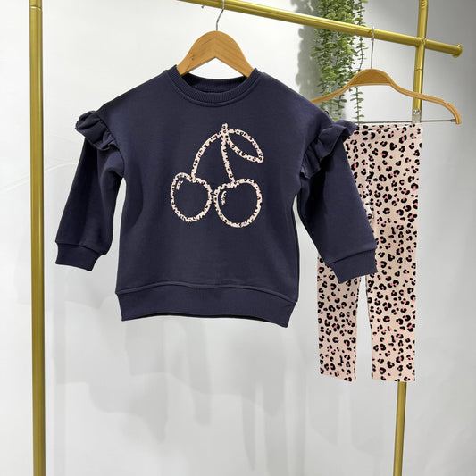 CHERRY Legging & Sweater Set - 2-8Y