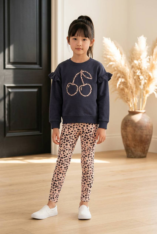 CHERRY Legging & Sweater Set - 2-8Y