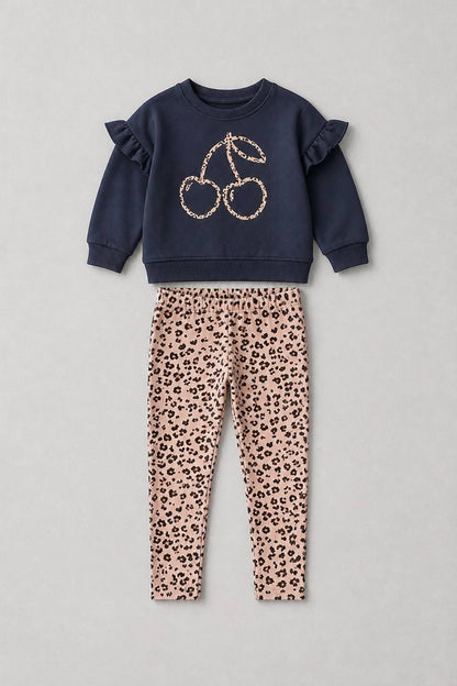 CHERRY Legging & Sweater Set - 2-8Y