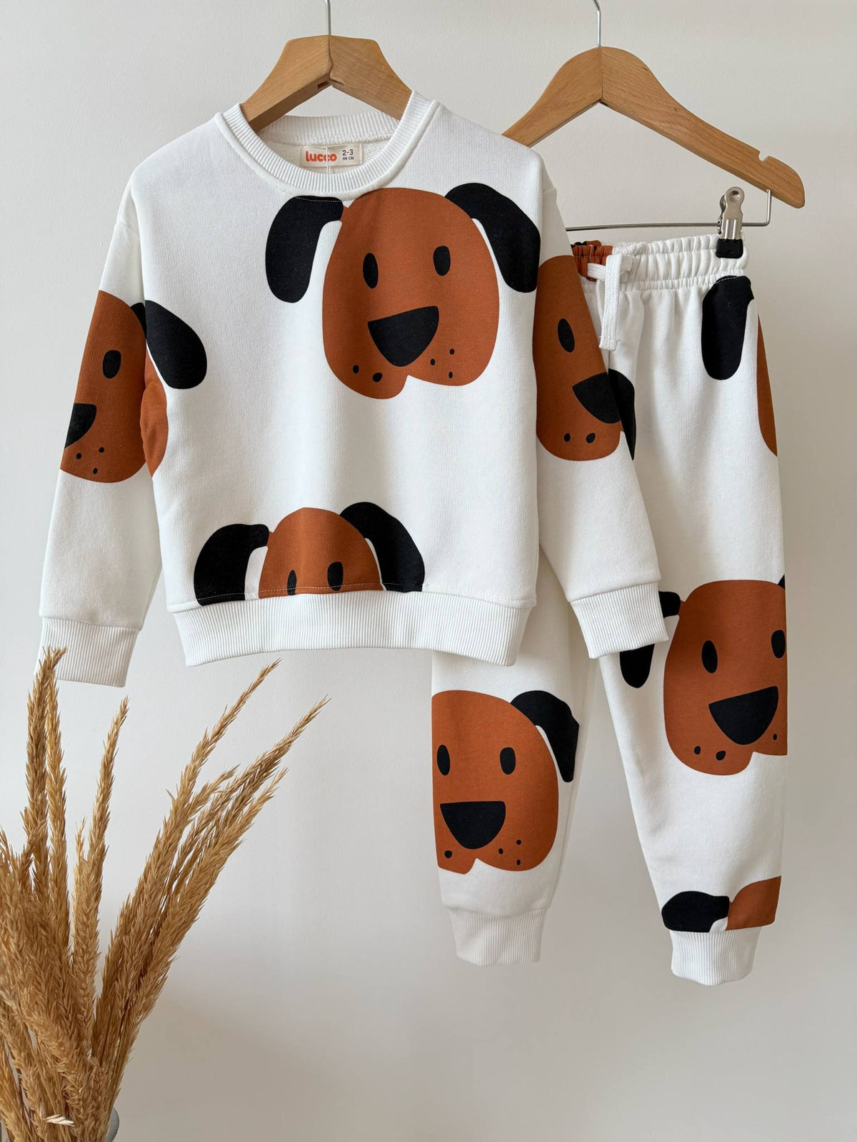 Puppy Pants & Sweater Set - 2-8Y