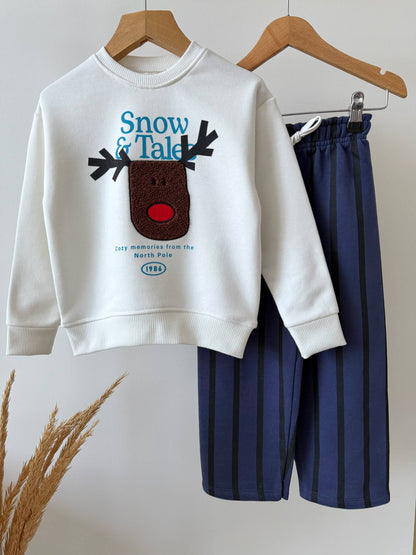 Snow Tale Pants & Sweater Set - 2-8Y
