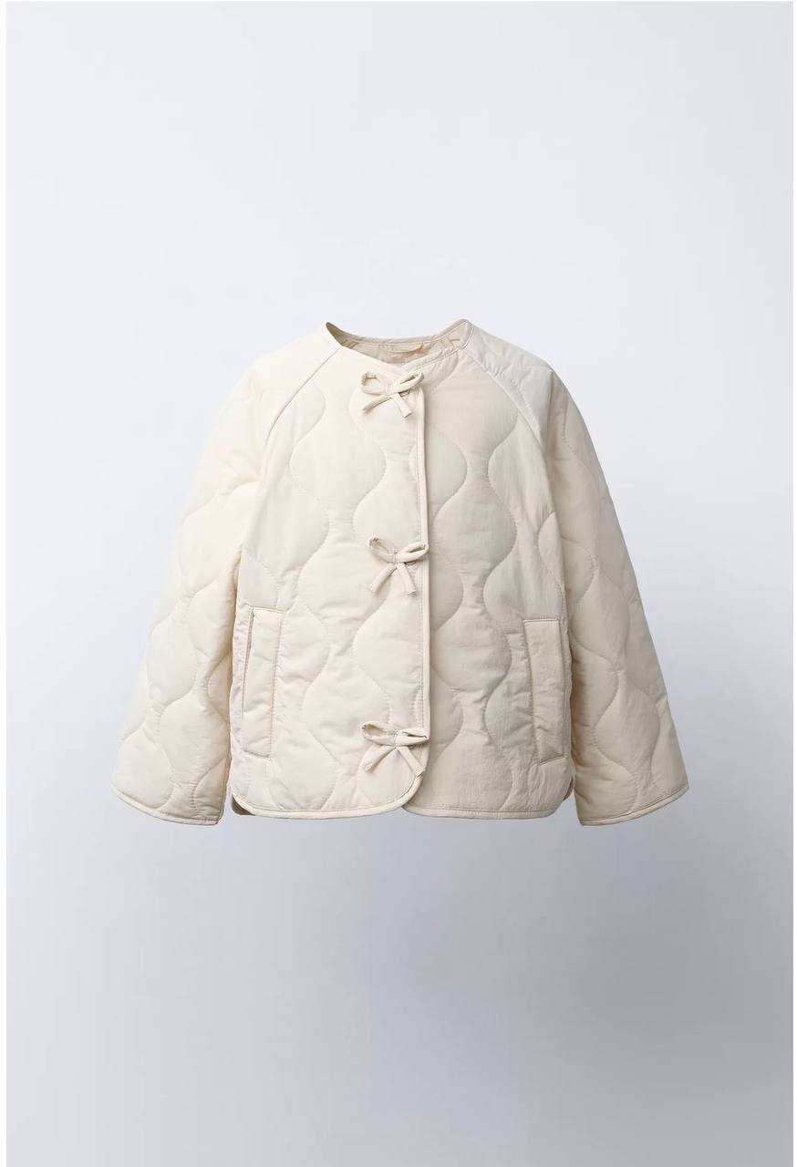 Girl Puff Jacket - OFF-WHITE - 2-7Y