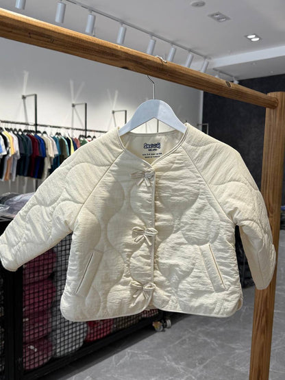 Girl Puff Jacket - OFF-WHITE - 2-7Y