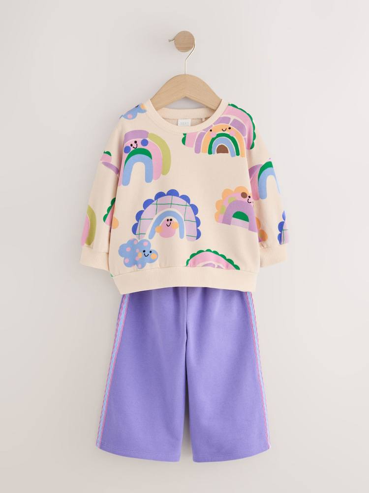Cloudy Vibes Pants & Sweater Set - 2-8Y