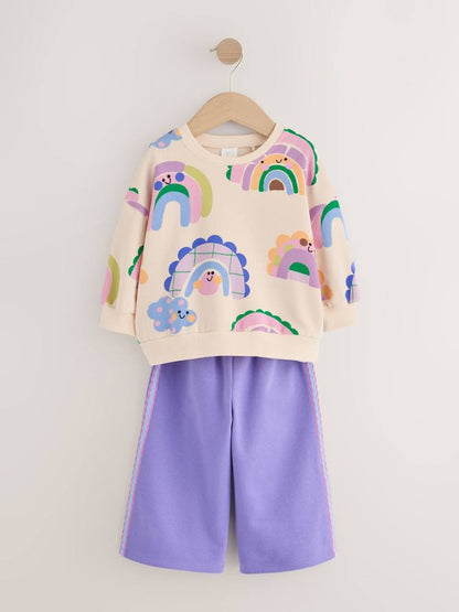Cloudy Vibes Pants & Sweater Set - 2-8Y