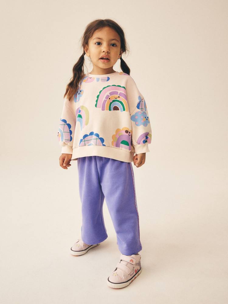 Cloudy Vibes Pants & Sweater Set - 2-8Y