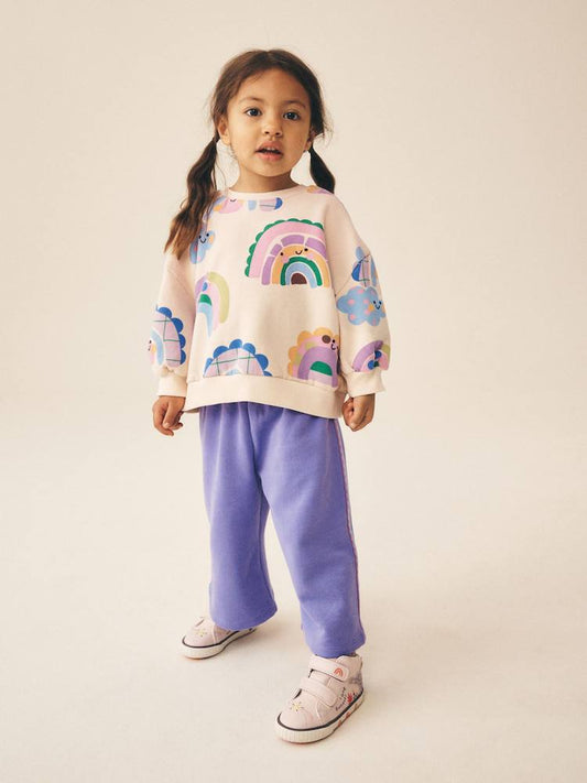 Cloudy Vibes Pants & Sweater Set - 2-8Y