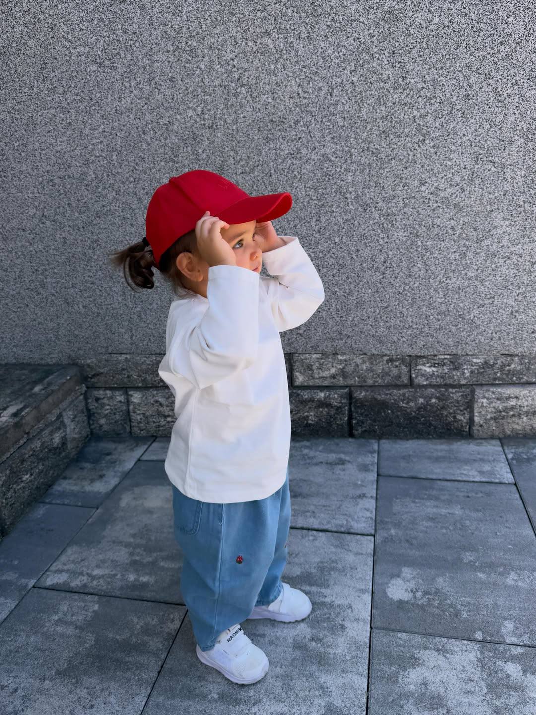 DENIM Balloon Pants - Fruits - 2-7Y