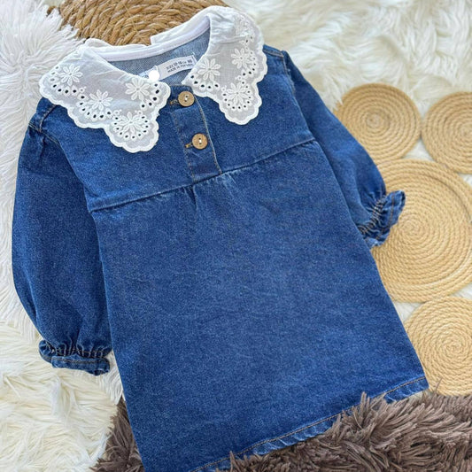 DENIM Dress - BLUE - 12M-8Y