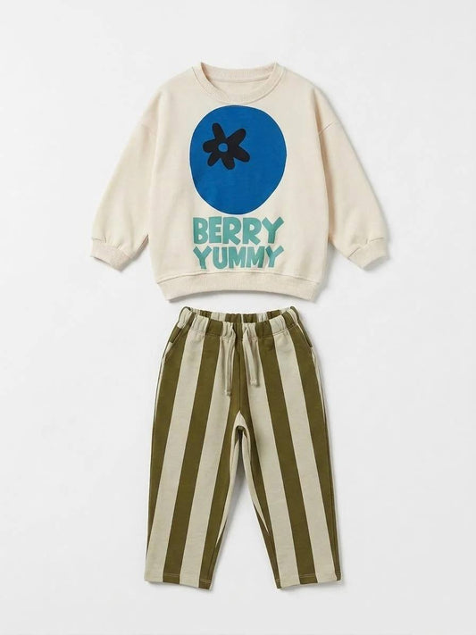 Berry Yummy Pants & Sweater Set - 2-7Y