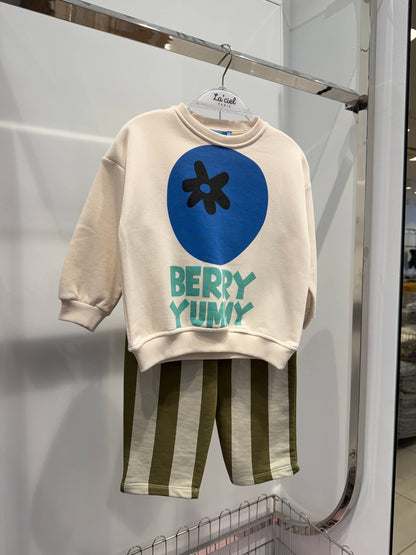 Berry Yummy Pants & Sweater Set - 2-7Y