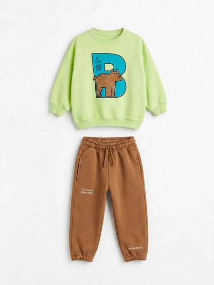 Brave Bear Pants & Sweater Set - 2-7Y