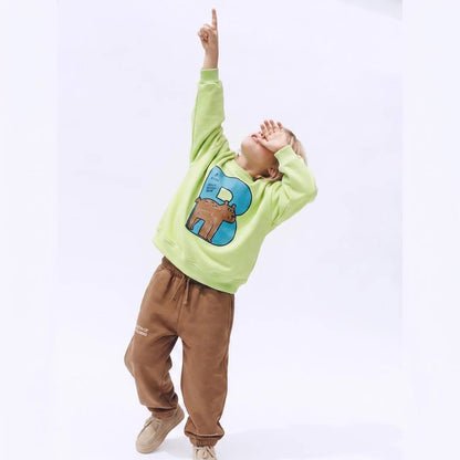 Brave Bear Pants & Sweater Set - 2-7Y