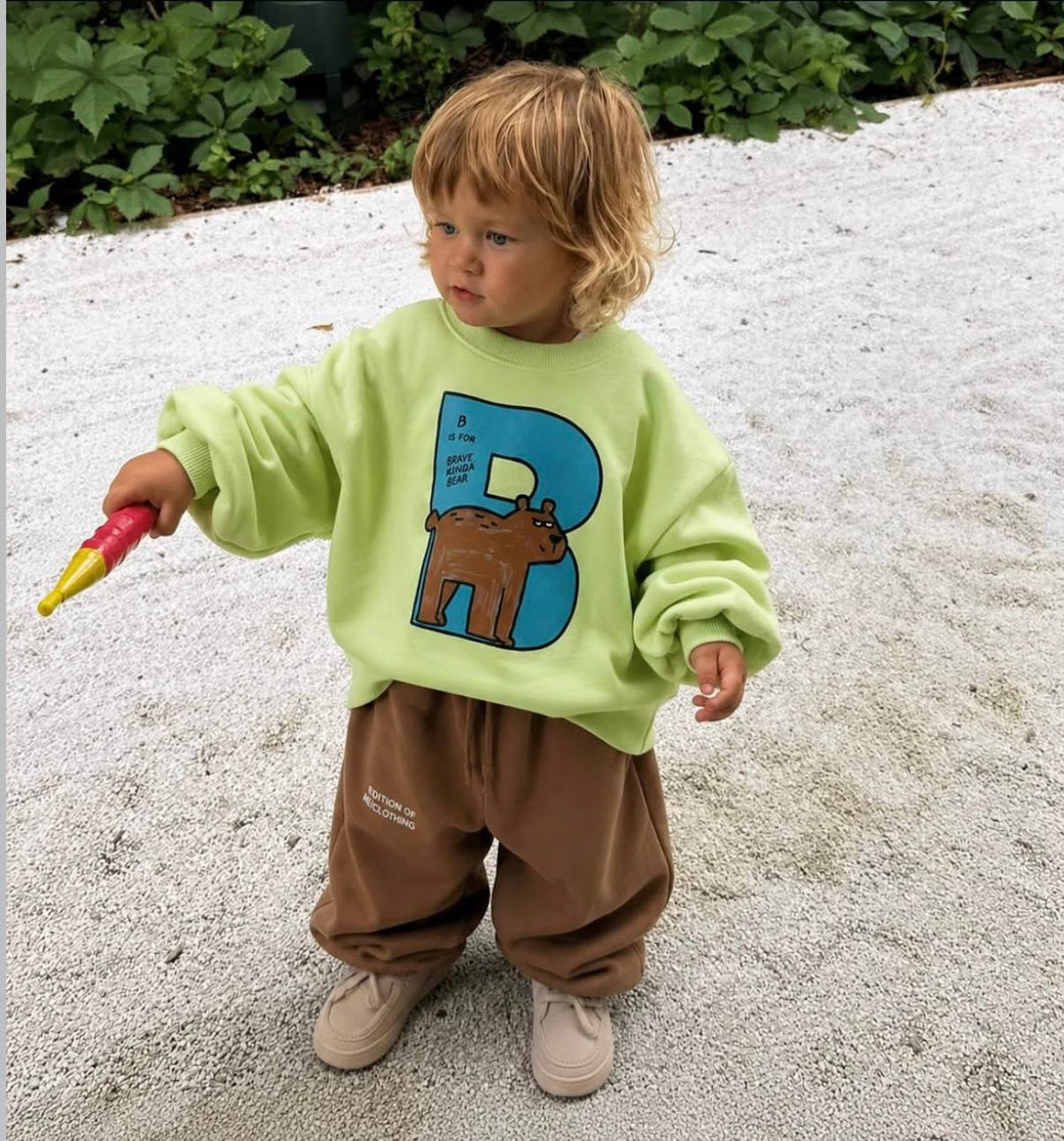 Brave Bear Pants & Sweater Set - 2-7Y