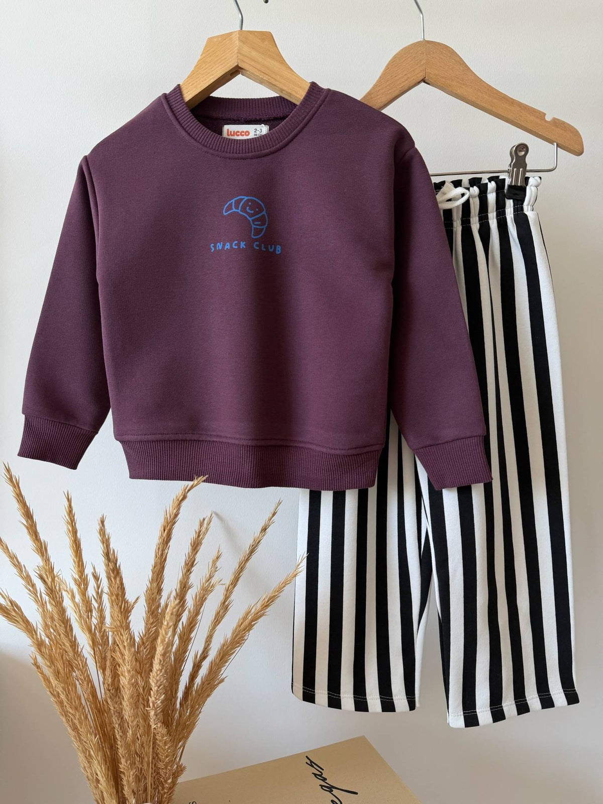 SNACK CLUB Sweater & Pants Set - 2-8Y