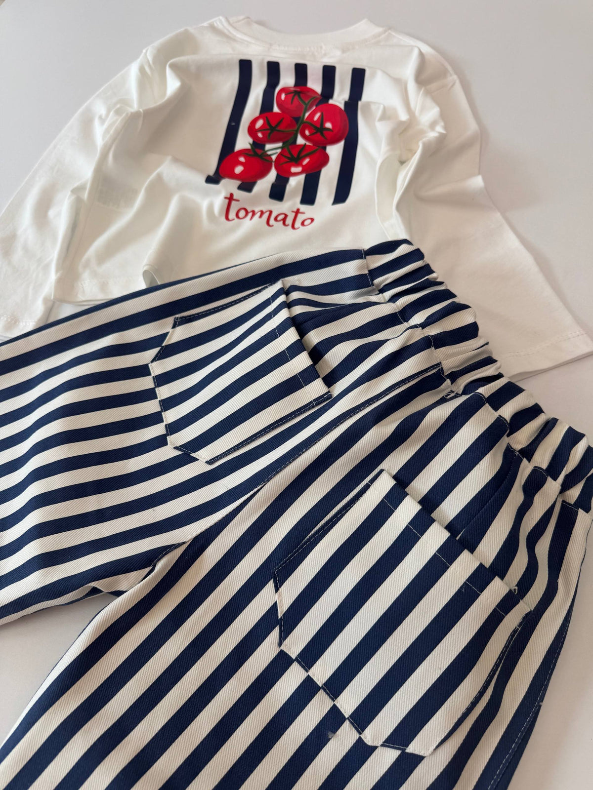 The Cherry Tomatoes Balloon Pants & Sweater Set - 2-8Y