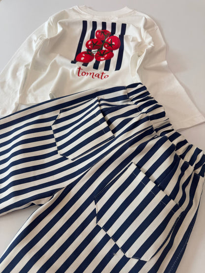 The Cherry Tomatoes Balloon Pants & Sweater Set - 2-8Y