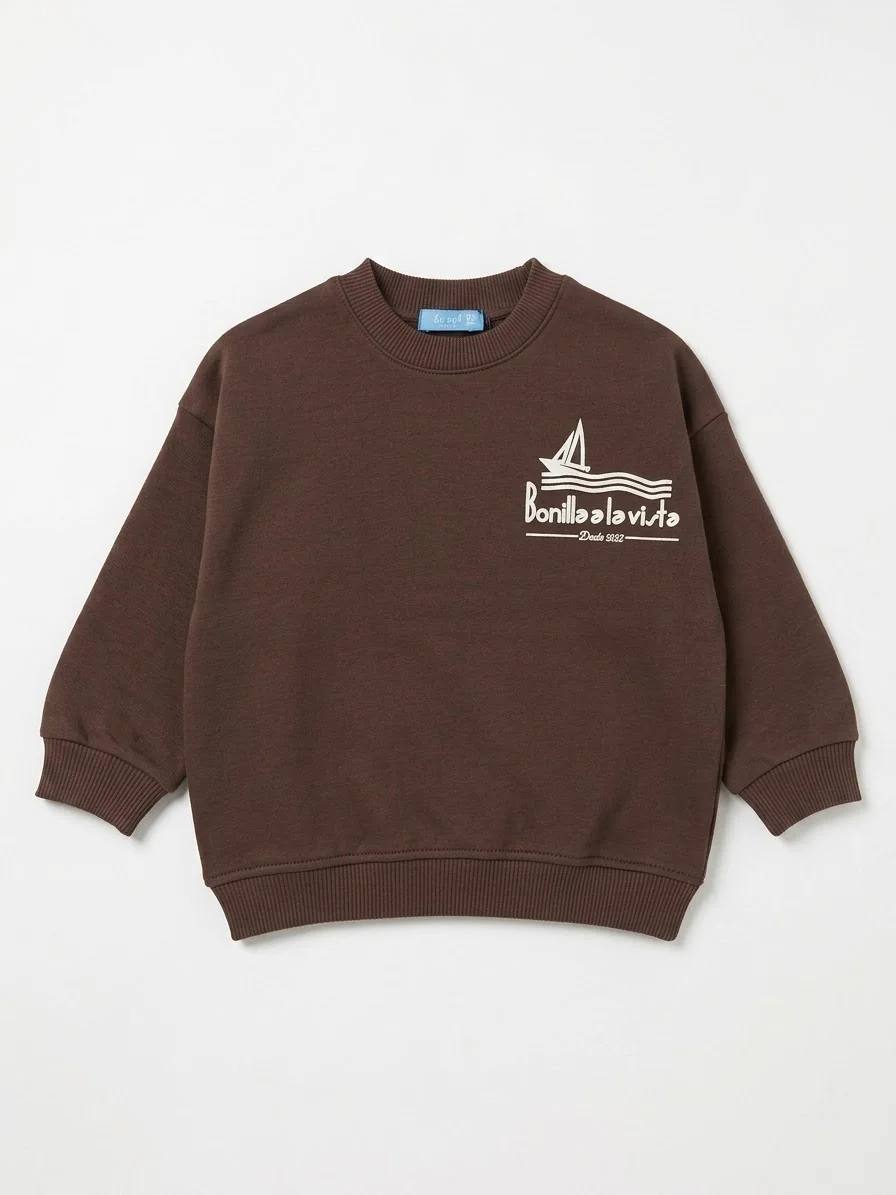 I Love Churros Brown Sweater - 2-7Y