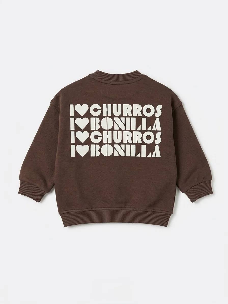 I Love Churros Brown Sweater - 2-7Y