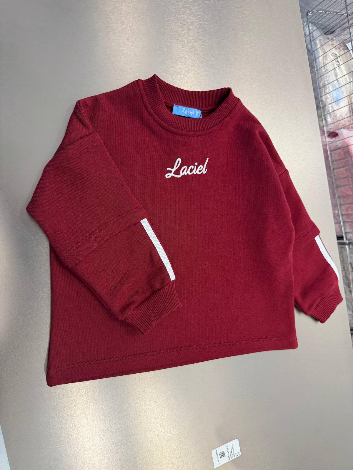 LaCiel Label Blood Red Sweater - 2-7Y