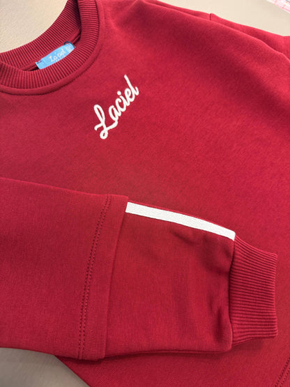 LaCiel Label Blood Red Sweater - 2-7Y