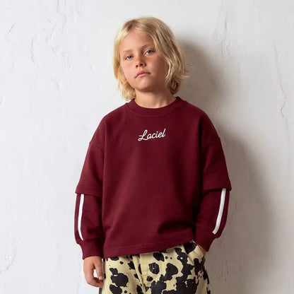 LaCiel Label Blood Red Sweater - 2-7Y