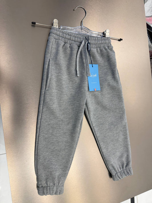 Cotton Joggers - 3 Threads - Grey - 2-7Y