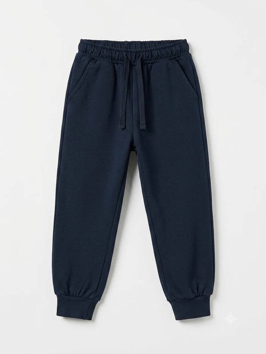 Cotton Joggers - 2 Threads - Navy - 2-7Y