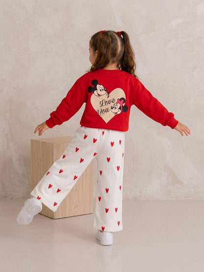 Heartless Minnie Mouse Set - 2-8Y