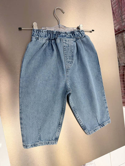 DENIM Balloon Pants - Light Blue - 2-7Y