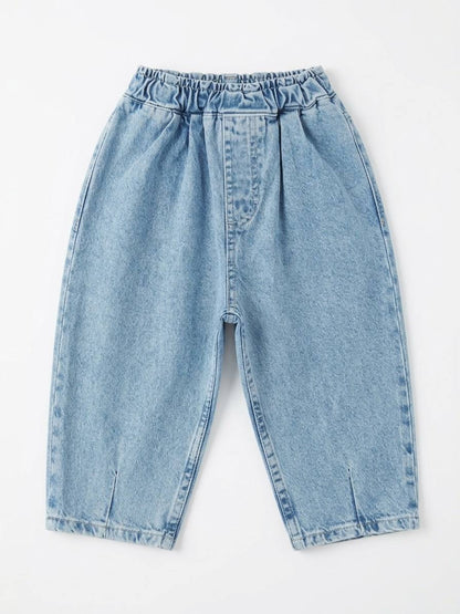 DENIM Balloon Pants - Light Blue - 2-7Y