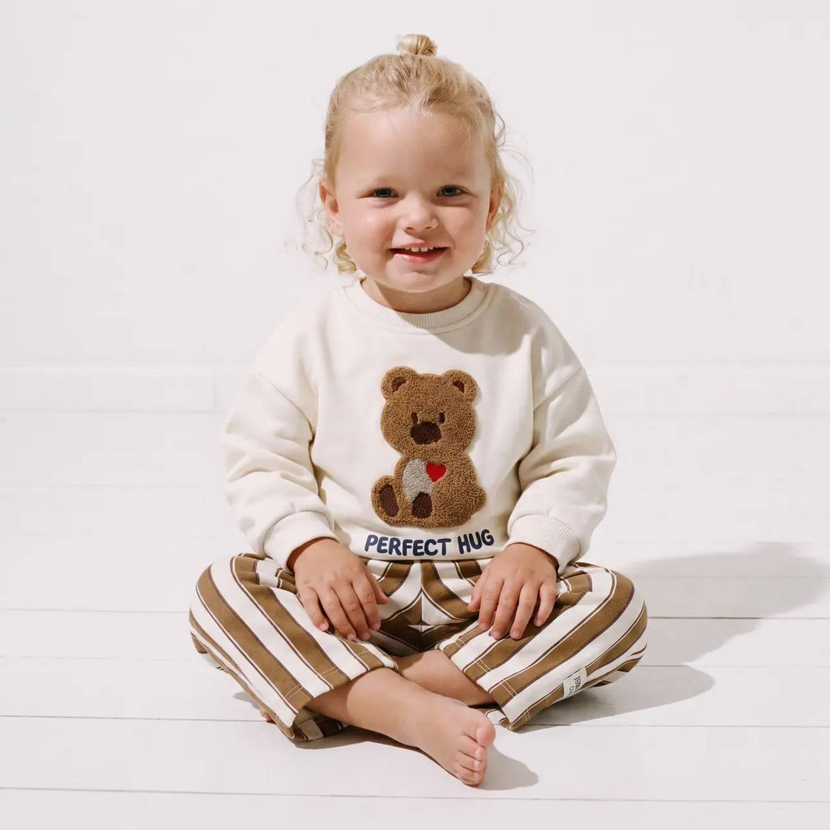 Baby Bear Striped Set - 6M-3Y