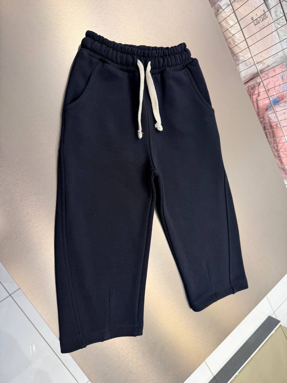 Balloon 3 Thread Cotton Joggers - Black/Navy/Grey - 2-7Y