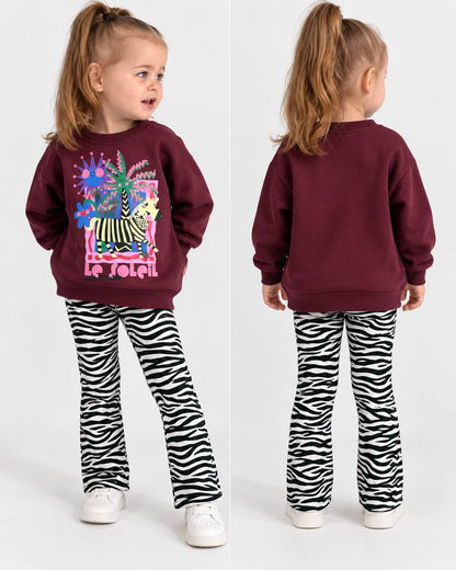 Le Soleil Zebra Print Set - 2-8Y