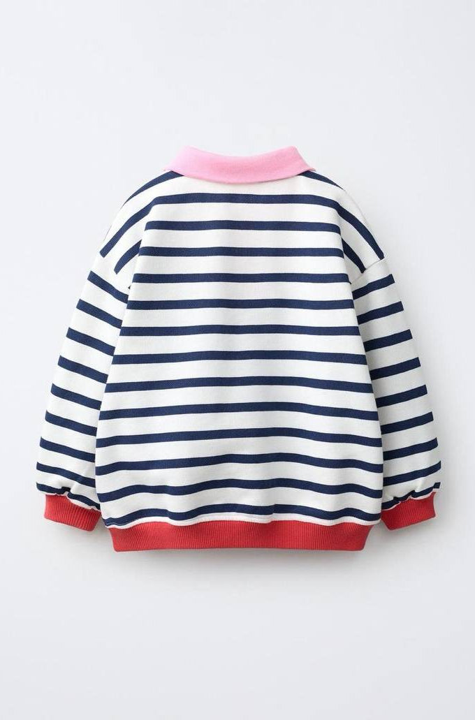 I LOVE NY Polo Striped Sweater - 2-7Y