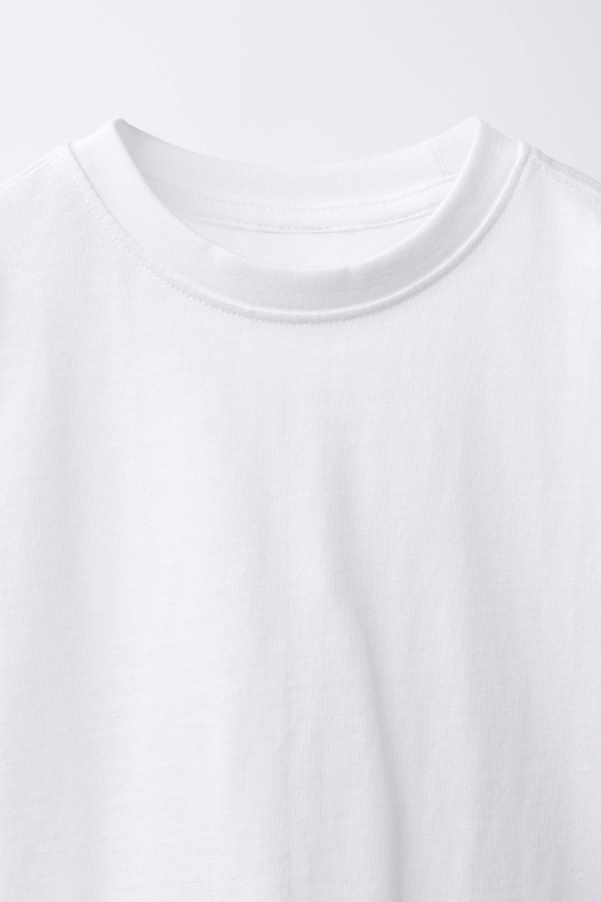 Long Sleeve Basic Sweater - White - 2-7Y