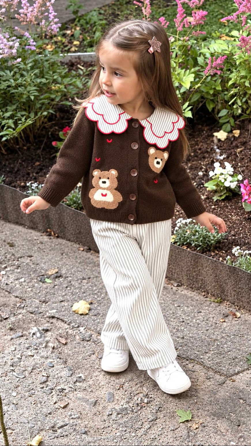 Teddy Bear Knitwear Set - 2-8Y