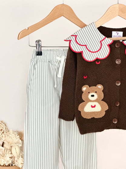 Teddy Bear Knitwear Set - 2-8Y