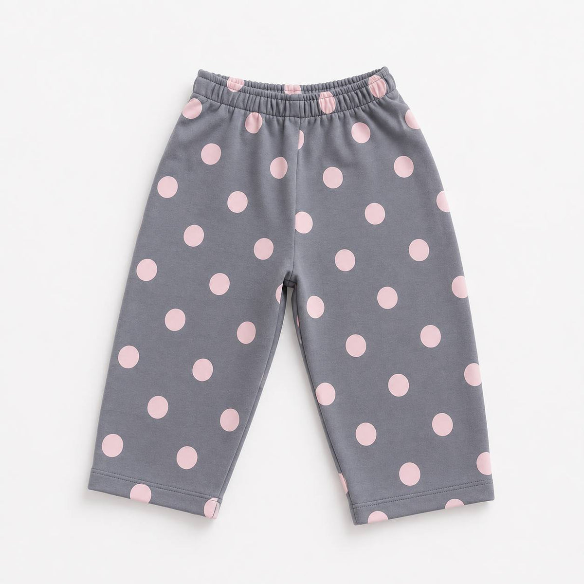 Grey Set with Pink Dots - 3-8Y