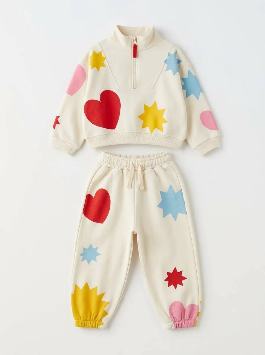 Stars & Hearts Tracksuit - 12M-5Y