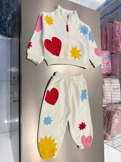 Stars & Hearts Tracksuit - 12M-5Y