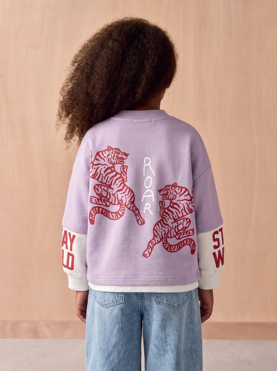 ROAR Purple Sweater - 2-7Y