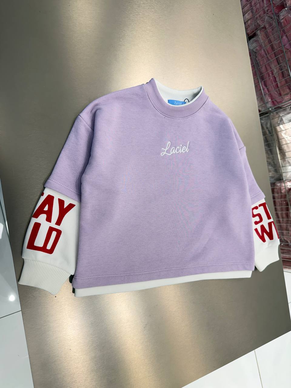 ROAR Purple Sweater - 2-7Y