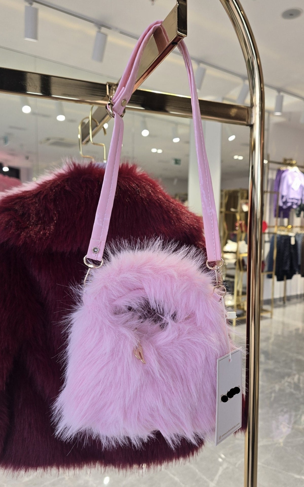 Cotton Candy Coat and Purse - 3-10Y