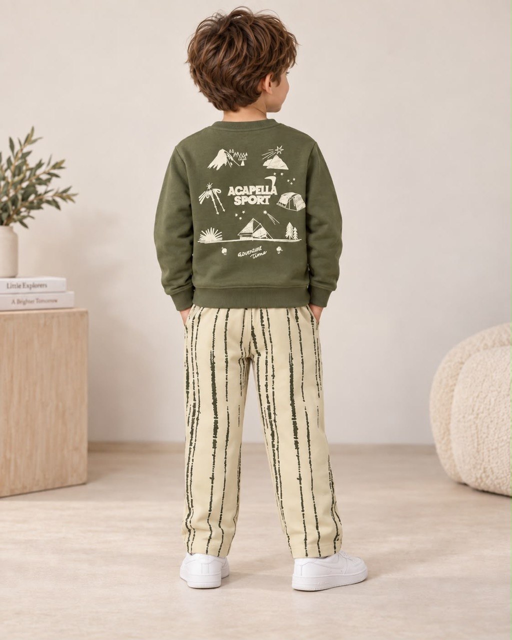 Adventure Time Set - Olive Green - 3-10Y